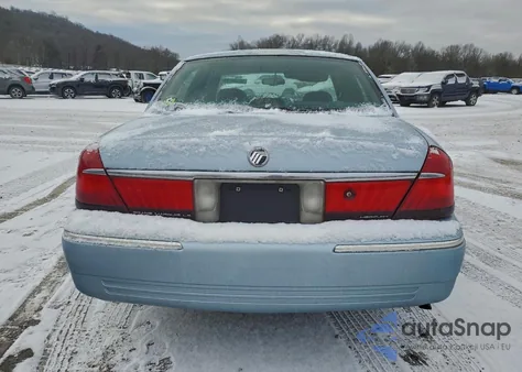 2001 Mercury Grand Marquis Ls from USA, damaged, VIN 2MEFM75W21X697905